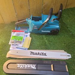 New. Makita (Tool Only) XGT 18 in. 40V max Brushless Electric Cordless Battery Chainsaw

