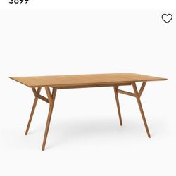 West Elm Dining Table with Leaf