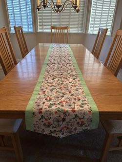 Table Runner Hand Made Extra Large 9ft Long And Reversible