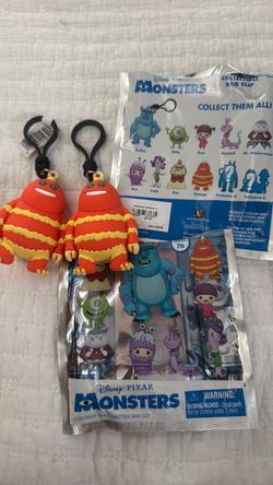 Monster inc key chains