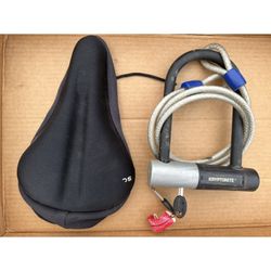 Bicycle Gel Seat & Cable Lock
