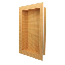 Schluter KERDI-BOARD-SN Shower Niche - Waterproof and Ready-to-Tile, Easy Installation - 12" x 20" - KB12SN305508AF