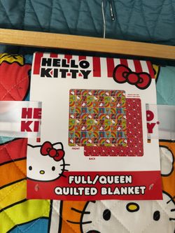 Hello Kitty Full/Queen Quilted Blanket
