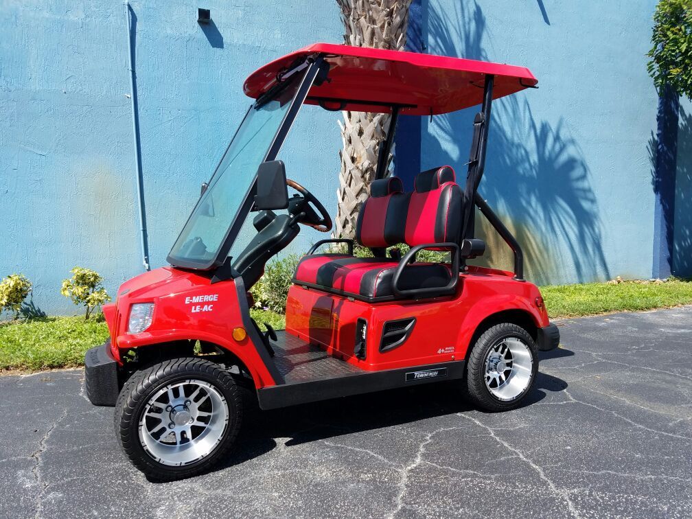 2017 Red Tomberlin EMerge LE Golf Cart Street Ready 25mph for Sale in
