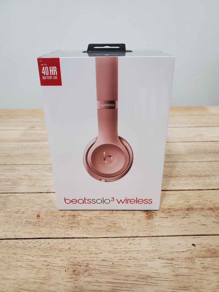 Beats Solo 3 Wireless (Rose Gold)