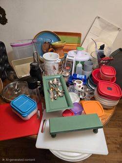 variety of kitchen utensils