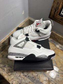 Jordan 4 White Cement