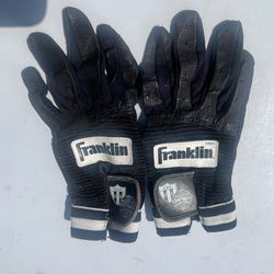Size Medium Women Franklin ASA Softball Batting Gloves  Guantes de bateo de mujer size Med