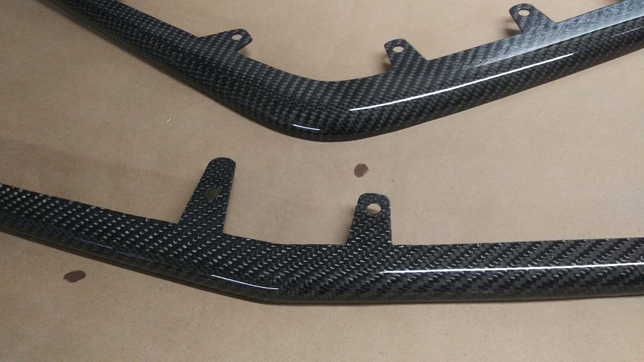 CTS-V Cadillac Carbon Fiber Splitters 