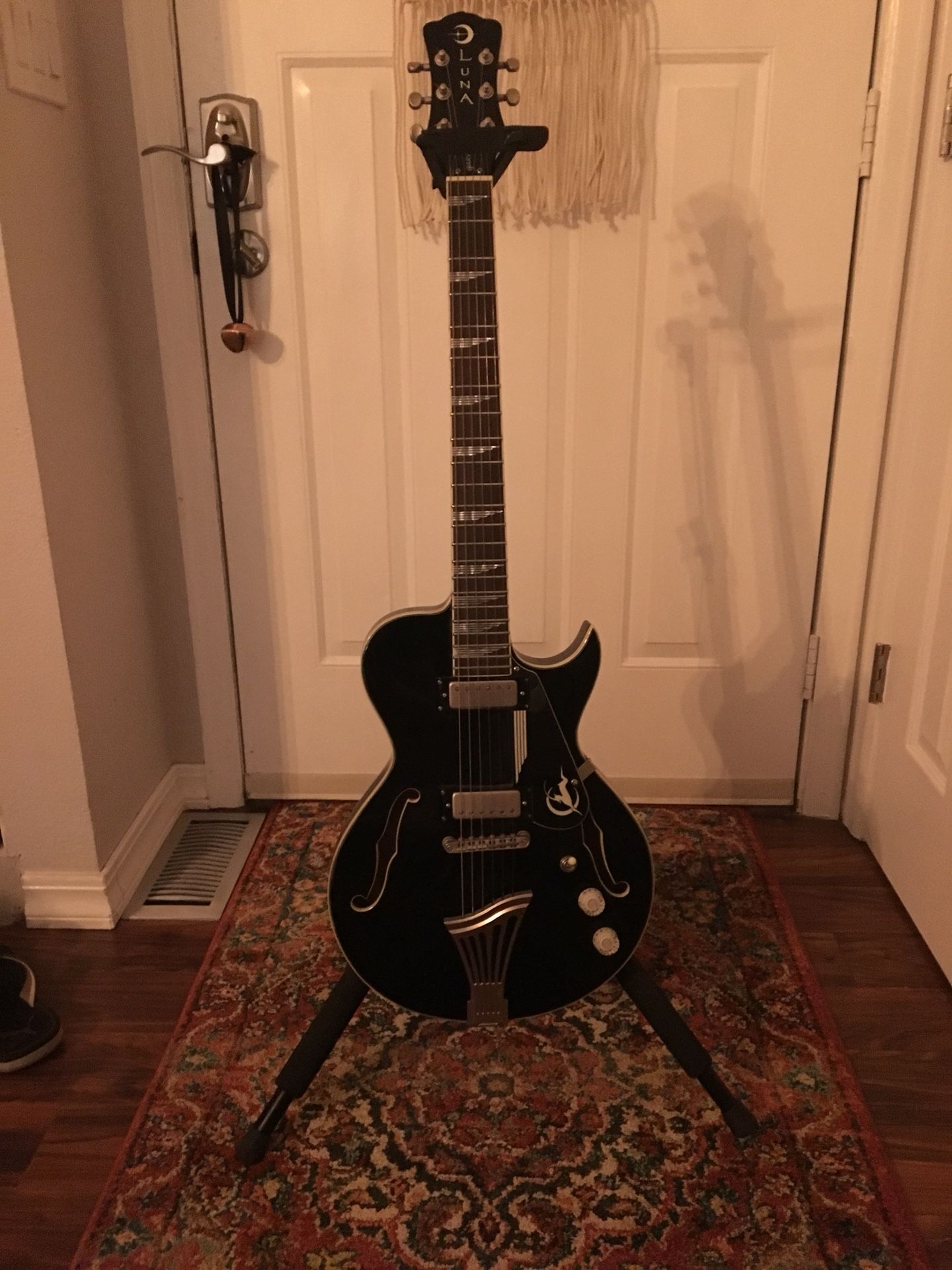 Luna Brand Athena Gazelle Semi-Hollow body Electric Guitar