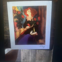 Lady with Roses