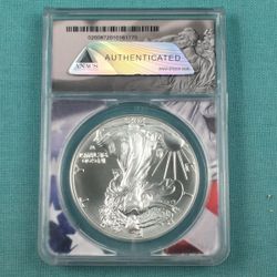 2021 TYPE 2 Silver 1 oz American Eagle Coin Flawless MS70 First Strike