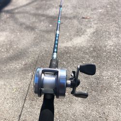 Custom, Medium Action, Fishing Rod With Reel