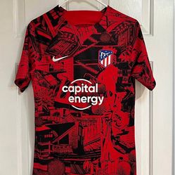 Athletico Madrid Soccer Jersey Rare Find Size Adult S 