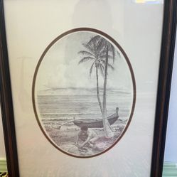 Edwin Kayton’s “Hawaiian Man” Graphite drawing