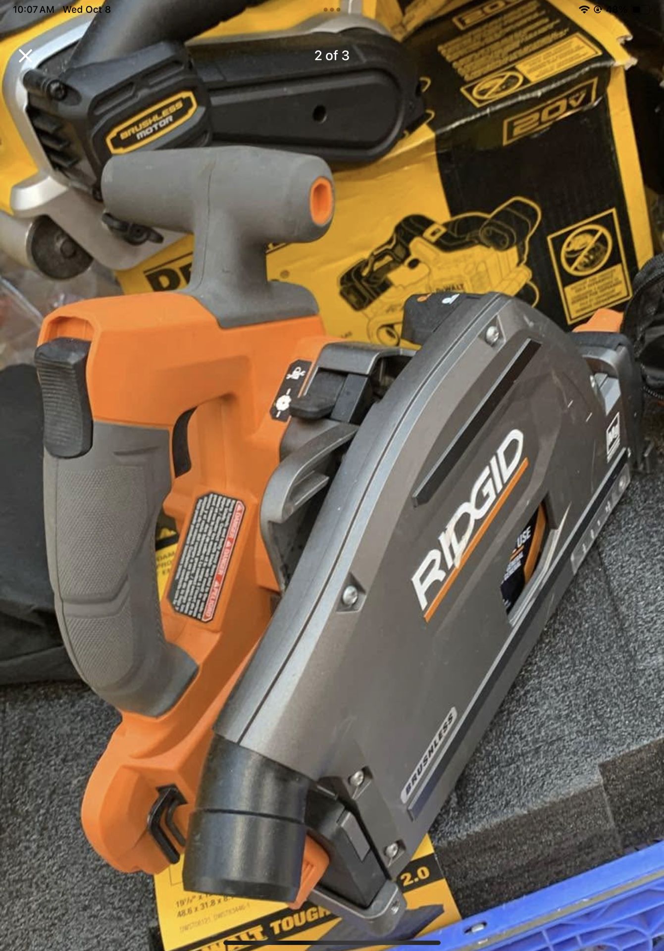 Ridgid 18v 6-1/2 Tracksaw Tool Only