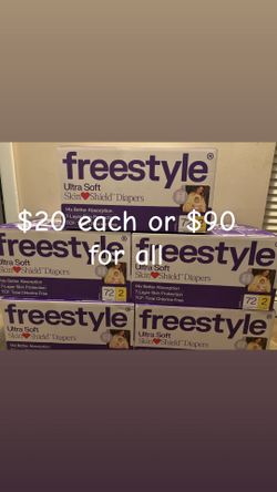 Freestyle size 2 diapers - 360 diapers