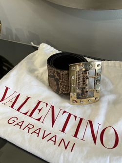 Valentino Leather Women Belt
