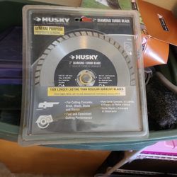 Husky 7" Diamond Turbo Blade