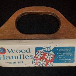 Vintage Wood Purse Handles
