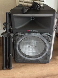 Monster X6 All-in-one Pa Bluetooth Speaker w/ Stand & Microphone