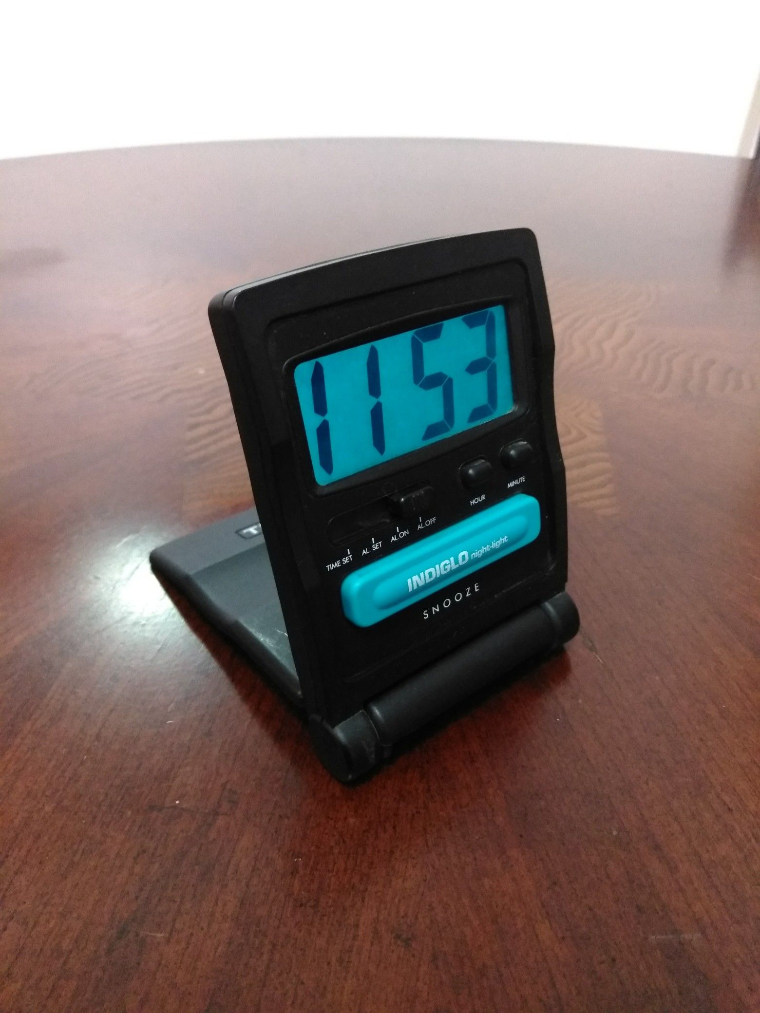RARE Vintage Classic Retro Timex Travel Portable INDIGLO Alarm Clock