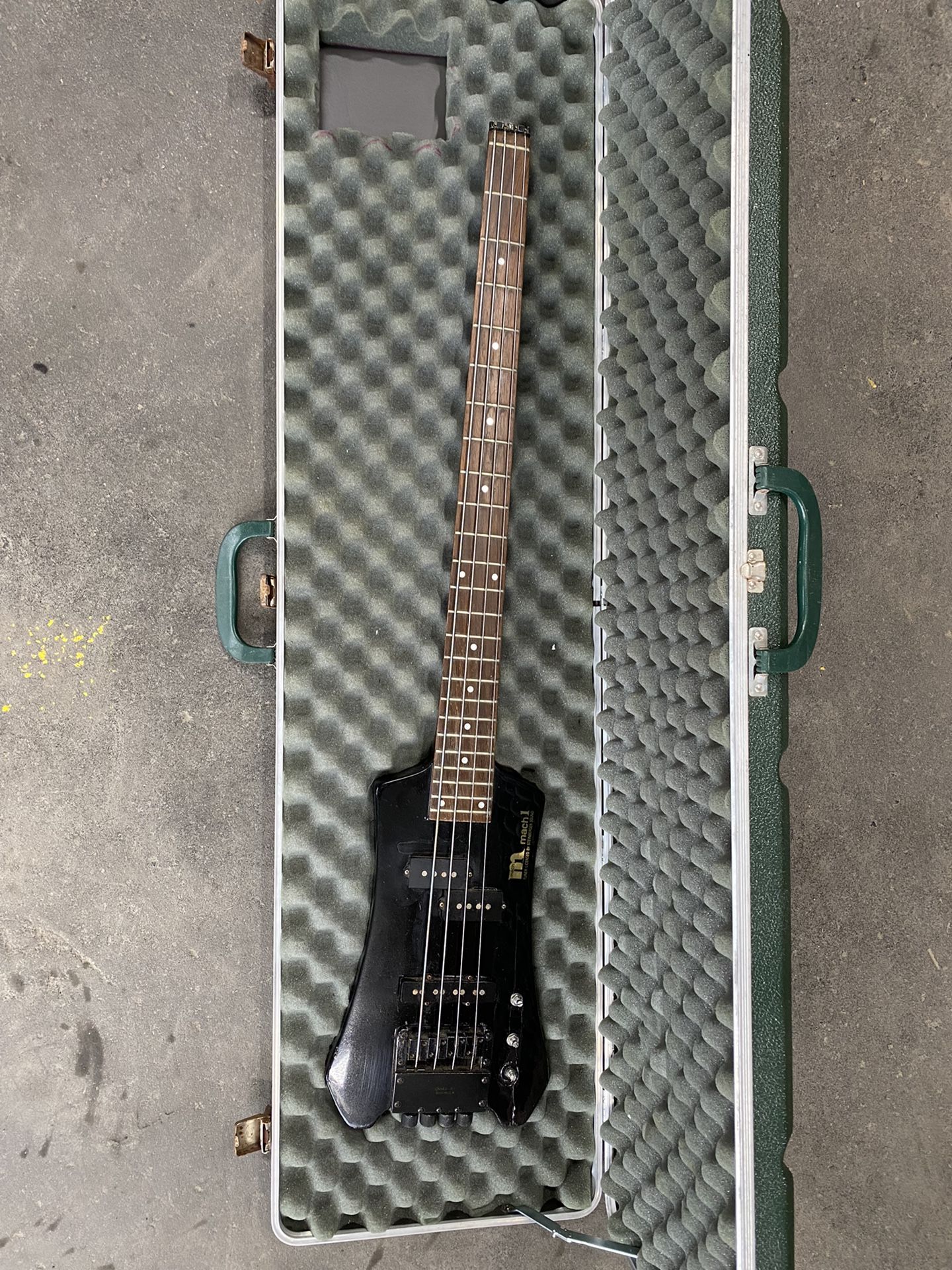 Steinberger Mach 1 Bass Guitar Project With Case