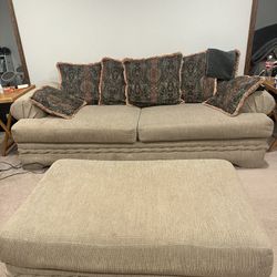 3 Piece Couch Set + Ottoman 