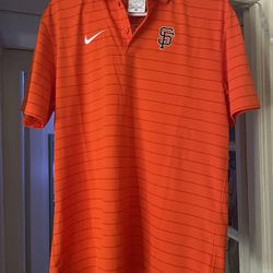 Orange SF Giants Polo Shirt