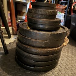 Dumbbell & Weight Set – Plates + Handles + Curl Bar
