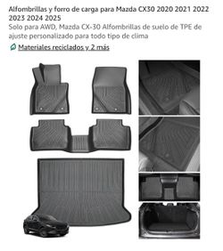 Mazda  cx30 2020-2025 full mat set