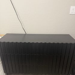 Black 6 drawer dresser