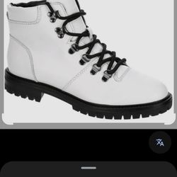 Marc Fisher White Boots