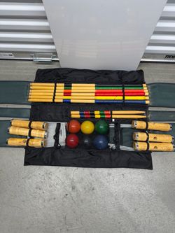 Wooden Croquet set