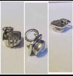 Graduation Cap Charm for a Pandora type bracelet - this is not Pandora