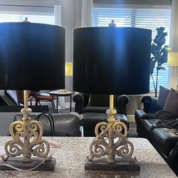 Two table lamps