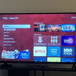 TCL Roku 43” TV