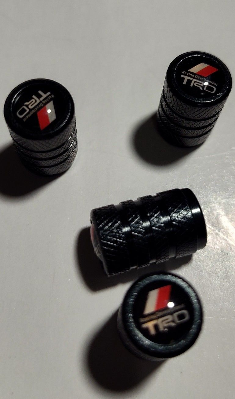 New Set Of 4 Wheel Tire Caps Air Valve Stem Cover For Toyota
