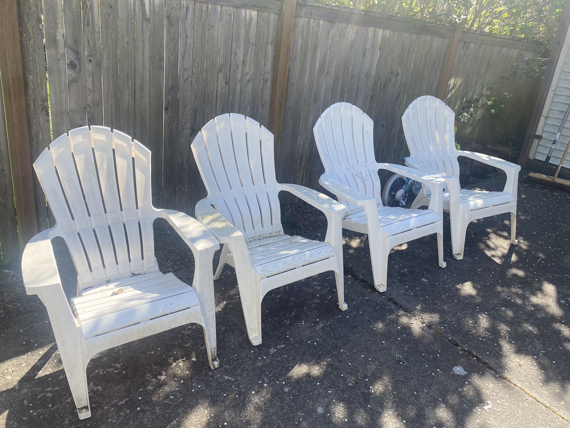 Plastic White Adirondack Chairs for Sale in Seattle, WA OfferUp