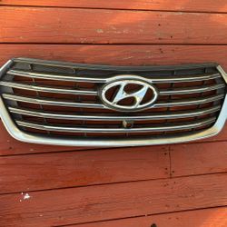 Front Grille 2017-2018 Hyundai Santa Fe