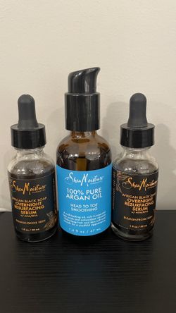 sheamoisture  facial serum and again oil  $10