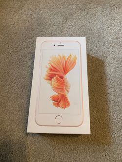 apple iPhone 16gb rose gold 6s box