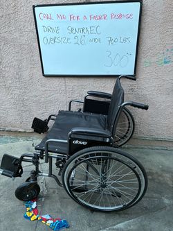 Drive  Oversized Wheelchair 26" Wide