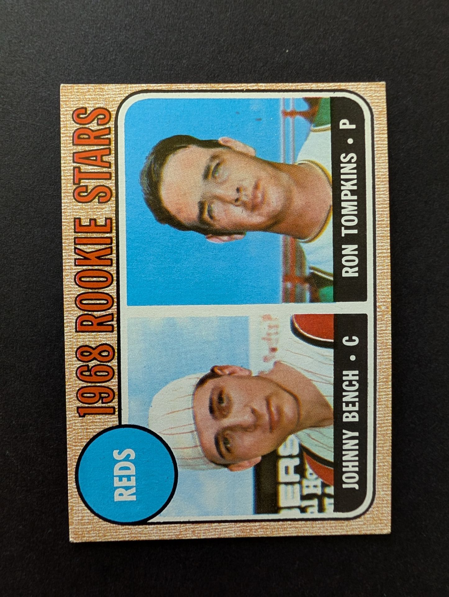 1968 Topps #247 Johnny Bench Rookie Baseball Card MID GRADE HOF ...