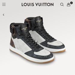 Louis Vuitton Men’s Sneakers Monogram Print High Top