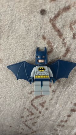 Lego Batman blue suit with bat wings
