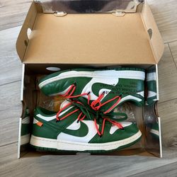 Off white Pine Green Dunks