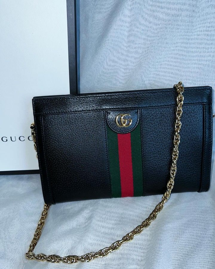 Authentic Gucci Ophidia Medium Black