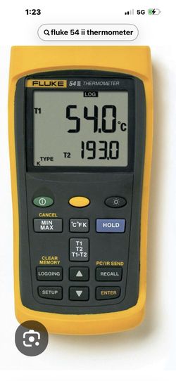 Fluke thermometer, tool