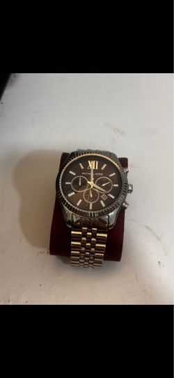 Michael Kors Chronograph Watch Silver Tone